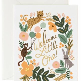 Menagerie Baby Card