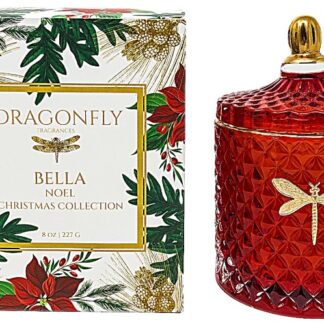 Bella Red & Gold Candle