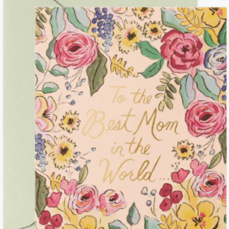 Best Mom in The World Card