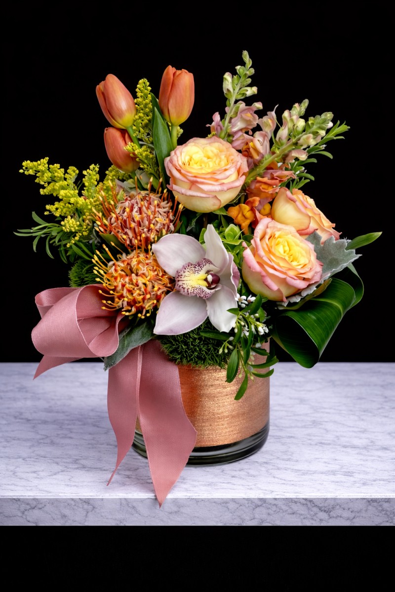 Sunset Sorbet Bouquet