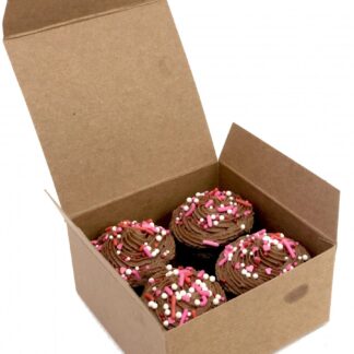 Mini Chocolate Cupcakes (4) Pack