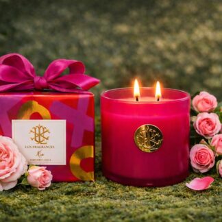 Lux Candle, Rose 8oz