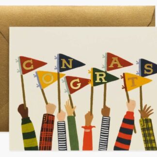 Congrats Pennants Card