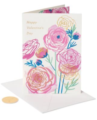 Stitched Flowers Card