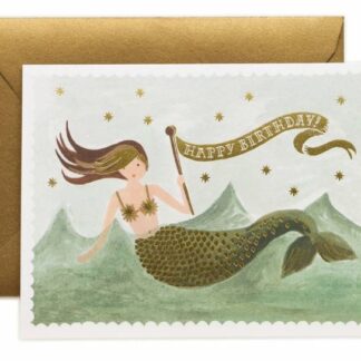 Vintage Mermaid Card