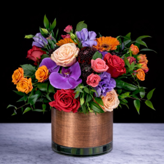 Vivid Sunset Bouquet - Deluxe