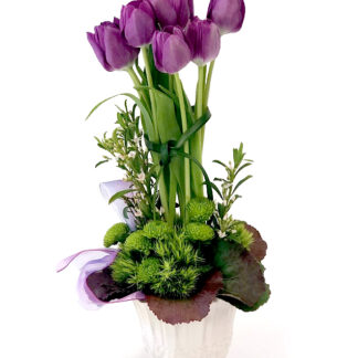 Lovely Lavender Tulip Bouquet