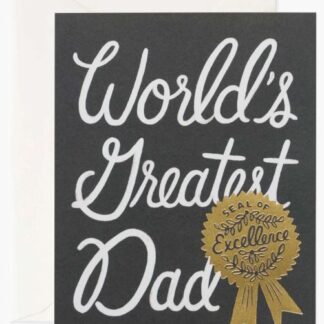 World's Greatest Dad Card