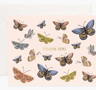 Monarch Thank You Card