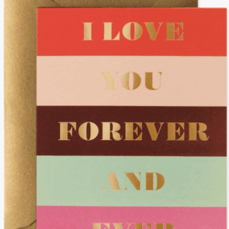 Color Block Love Card