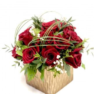 Radiant In Red Bouquet