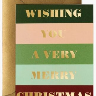 Color Bar Christmas Card