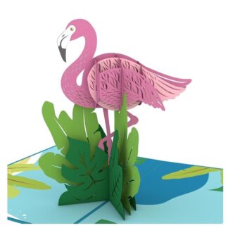 Flamingo LovePop Card