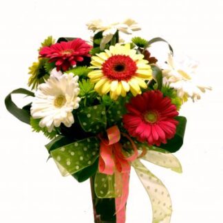 Gerbs N' Dots Bouquet