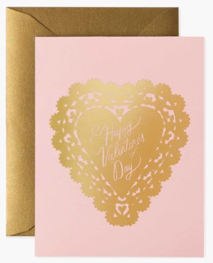 Doily Valentine Card
