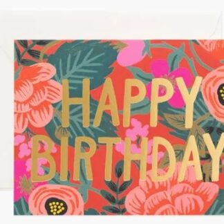 Poppy Birthday Card