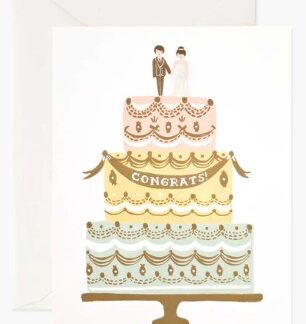 Congrats Cake Card
