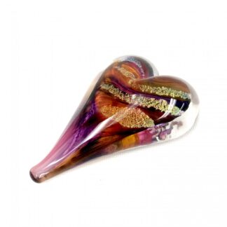 5" Glass Heart by Luke Adams