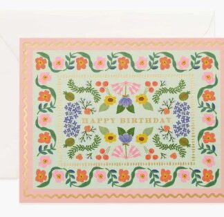 Sicily Garden Birthday Card