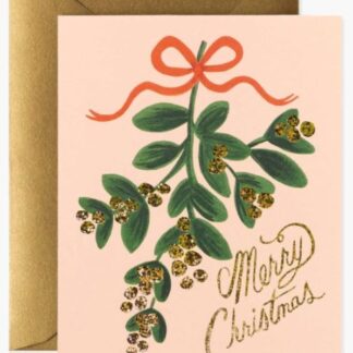 Mistletoe Christmas Card