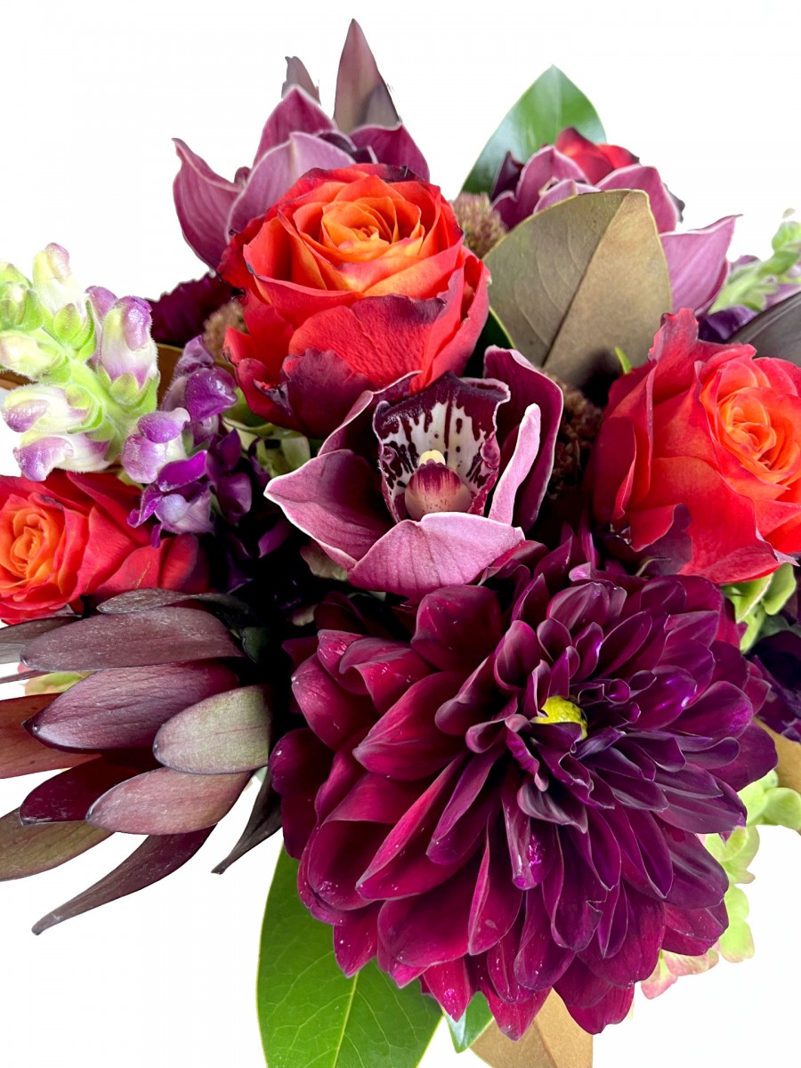 Merlot Moments Bouquet - Image 2