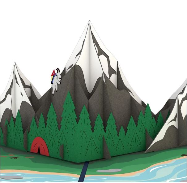Mountains LovePop Card