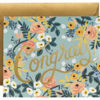 Blue Meadow Congrats Card