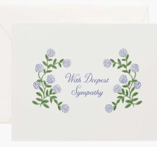 Hydrangea Sympathy Card