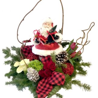 Must Be Santa Centerpiece