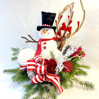 Lets Make a Snowman Centerpiece