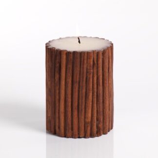 Cinnamon Stick Pillar Candle