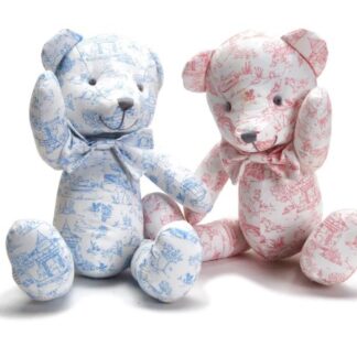 Toile Teddy Bear
