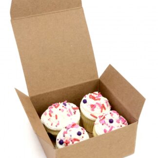 Mini Vanilla Cupcakes (4) Pack