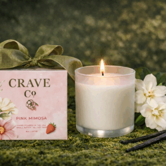 Crave Co. Pink Mimosa Candle