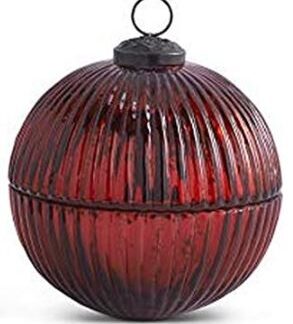 Large Ornament Candle, Winter Wood