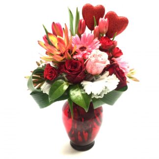 Hot Valentine Bouquet