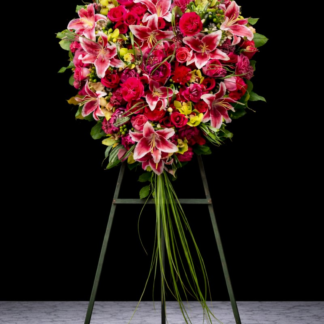 Heart of Lilies Wreath