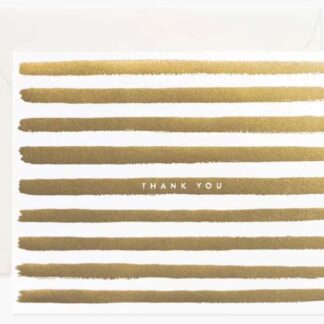 Gold Stripes Card