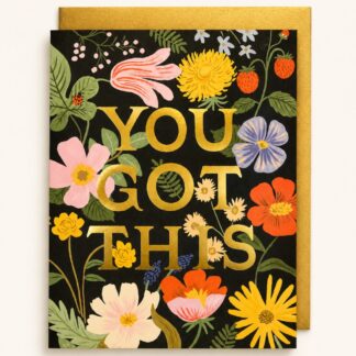 You Got This Floral Card